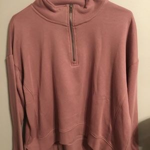 Cute half zip turtle neck sweater